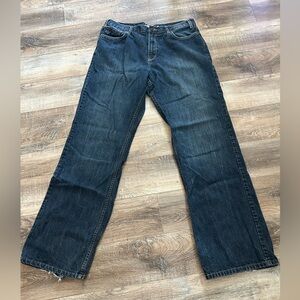 Warehouse Blue Relaxed Jeans with Classic Style